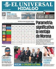 Portada El Universal Hidalgo 23/04/24