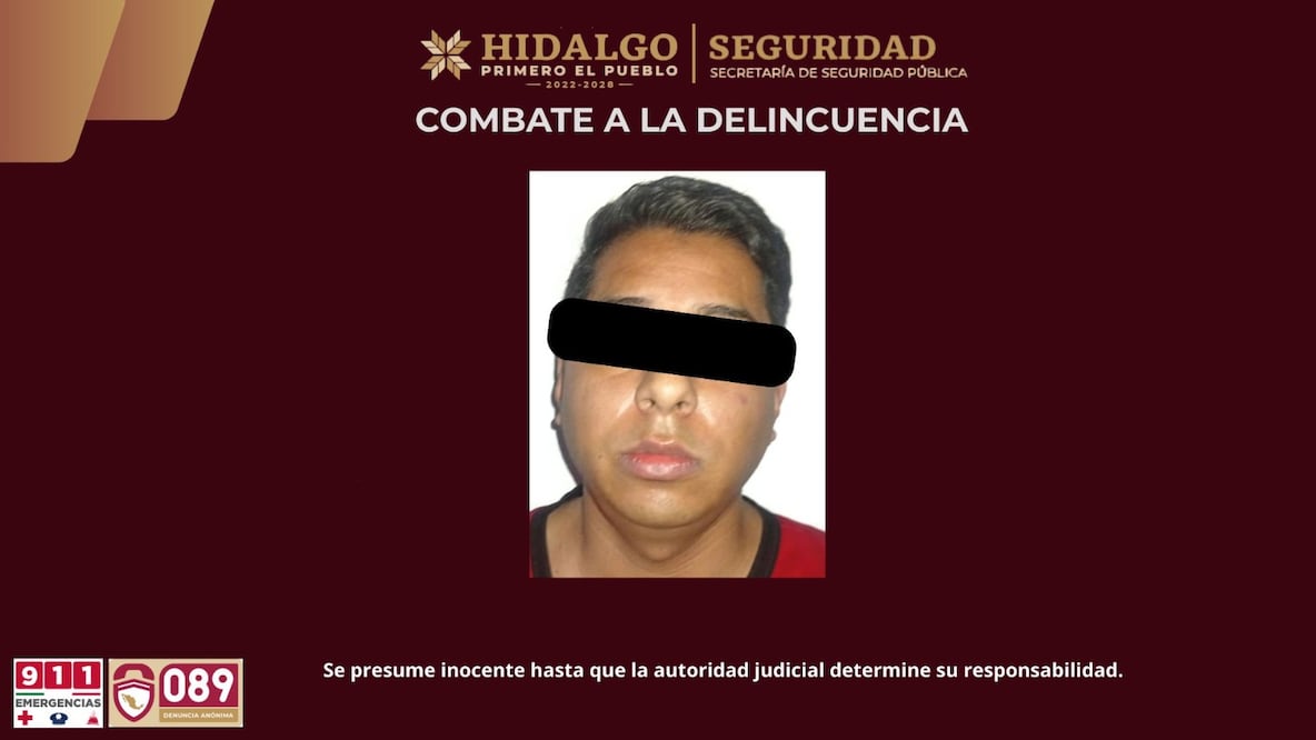 Detienen a encargado del C2 de Villa de Tezontepec durante cateo | Foto: SSPH