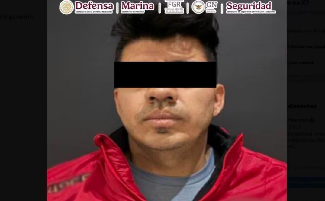 José Francisco “N”, alias “Alfa 1”, líder de la célula delictiva responsable del ataque al bar “Los Cantaritos” en Querétaro. Foto: Especial