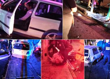 Chavos se estrellan en Plaza Juárez