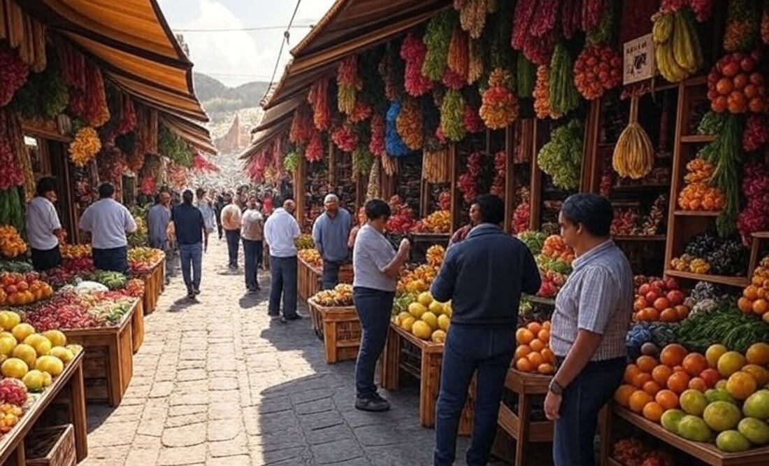 Tianguis I Foto: Grok IA