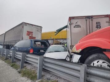 Carambola en el Arco Norte genera caos vial
