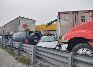 Carambola en el Arco Norte genera caos vial