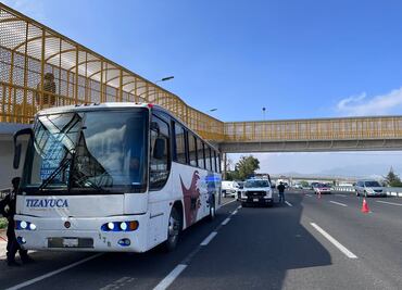 Prevalece el temor de viajar en autobuses de pasajeros en Tizayuca