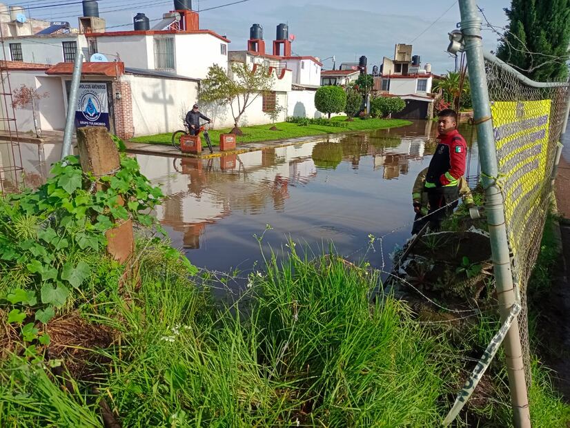 Las fuertes lluvias registradas en Tulancingo afectaron diversas zonas I Foto: Cortesía
