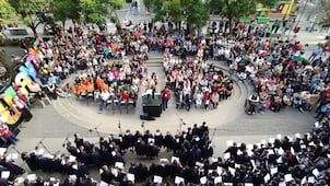 Coro Monumental de Tulancingo reúne a 427 estudiantes en el Centro Cultural Ricardo Garibay