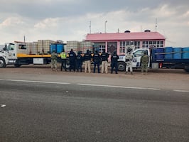 Guardia Nacional y Ejército Mexicano aseguran hidrocarburo en el municipio de Singuilucan  