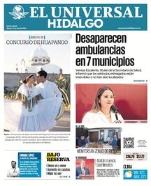 Portada El Universal Hidalgo 14/4/26