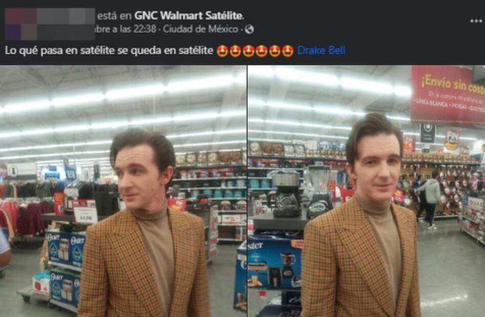 Drake Bell en un supermercado de México | Facebook