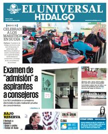 Portada El Universal Hidalgo 15/05/25