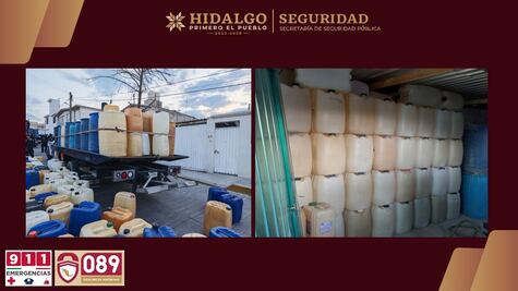 Desmantelan centro clandestino de combustible ilegal en Tepeapulco