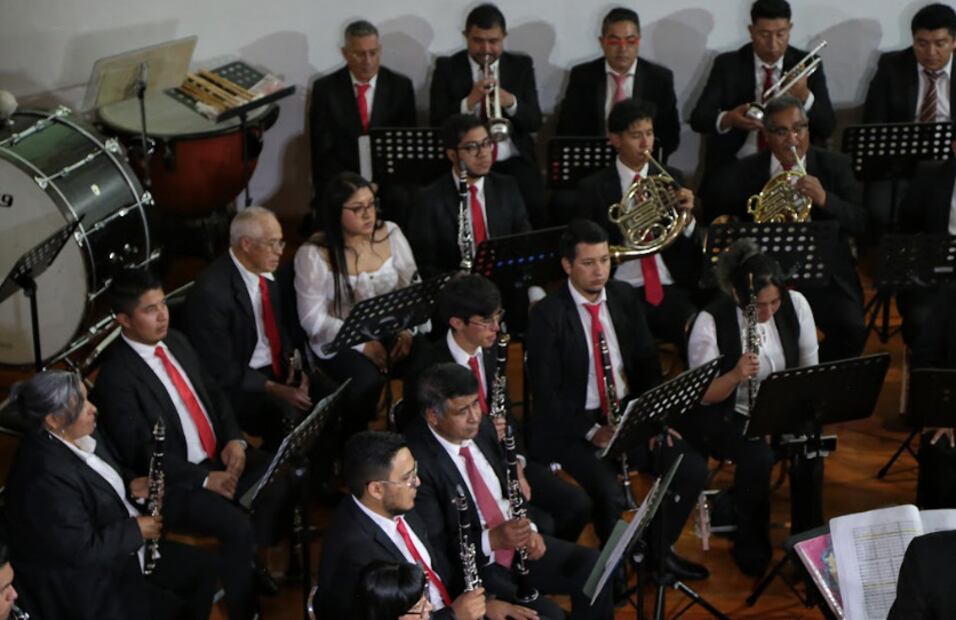 La Banda Sinfónica del Estado de Hidalgo (BSEH)  Foto: Gobierno de Hidalgo