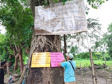Campesinos protestan por expansión de puente sobre el río Garcés
