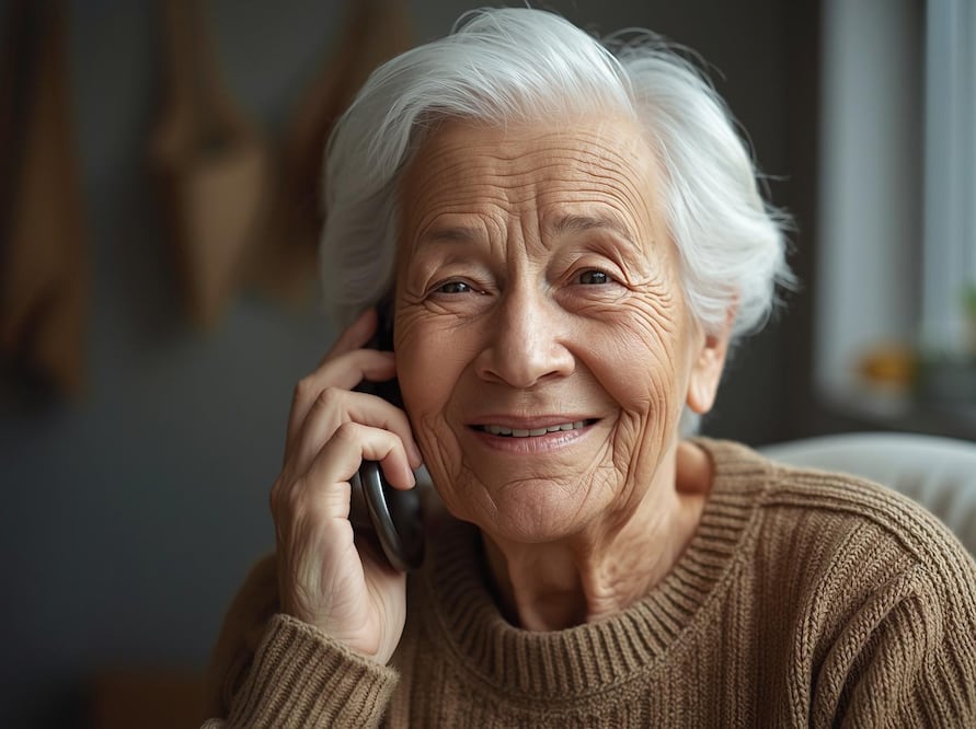 Los adultos mayores son más propensos a caer en fraudes I foto: canva IA