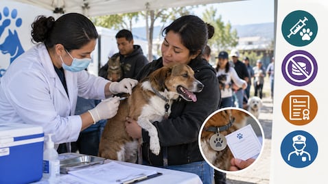 Vacunación antirrábica para perros y gatos será gratuita en Hidalgo