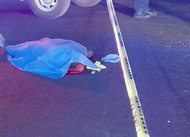 Hombre muere atropellado por camión repartidor en la México-Tuxpan