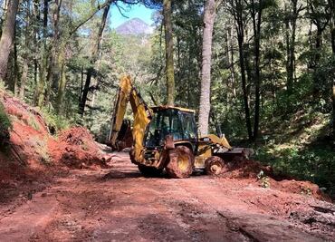 Avanzan labores para liberar caminos en la Sierra Gorda