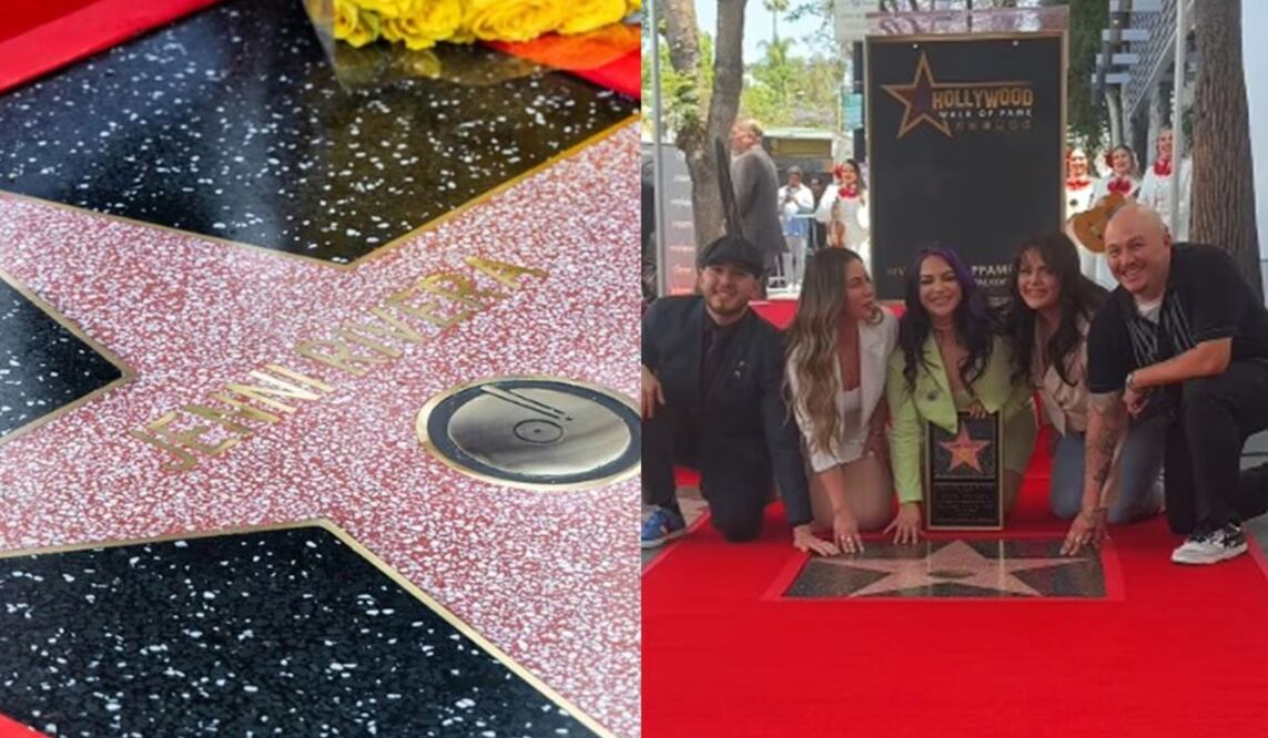 Develación de la estrella de Jenni Rivera en Hollywood. Foto: Instagram oficial.