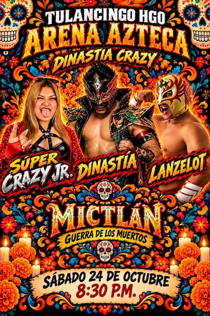 ¡Super Crazy Jr. llegará a Tulancingo! Facebook: Ashley Islas