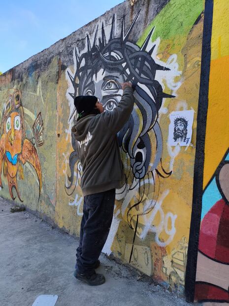 Arte urbano toma Tulancingo con más de 40 artistas en “Por amor al arte” | Foto: Mirely Santos