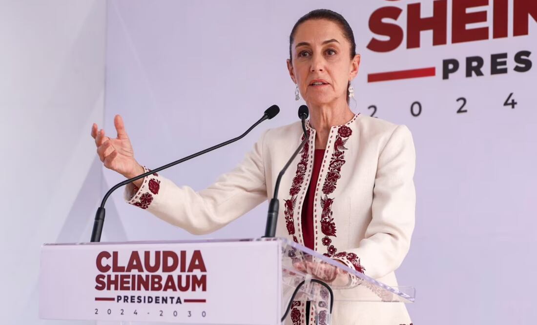 Claudia Sheinbaum en conferencia de prensa. Foto: Hugo Salvador / EL UNIVERSAL