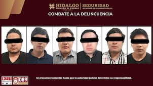 Aseguran a seis hombres con armas, droga y vehículos robados en Tecozautla