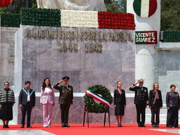 Claudia Sheinbaum conmemora 178 aniversario de la gesta heroica de los Niños Héroes de Chapultepec