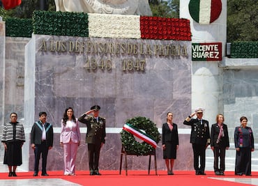 Claudia Sheinbaum conmemora 178 aniversario de la gesta heroica de los Niños Héroes de Chapultepec