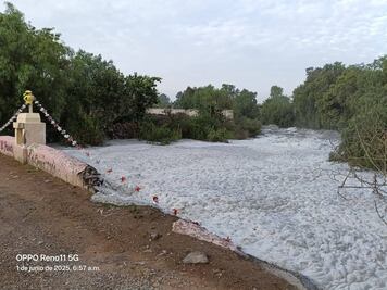 Riesgo de desbordamiento en el río Salado alerta a Tezontepec de Aldama