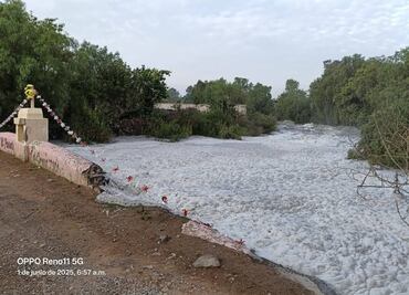 Riesgo de desbordamiento en el río Salado alerta a Tezontepec de Aldama