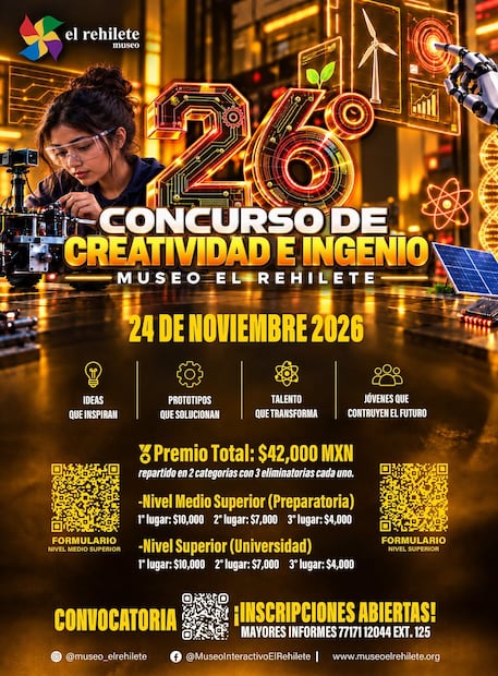 ¿Tienes una idea que podría convertirse en un invento? Facebook: Museo Interactivo El Rehilete