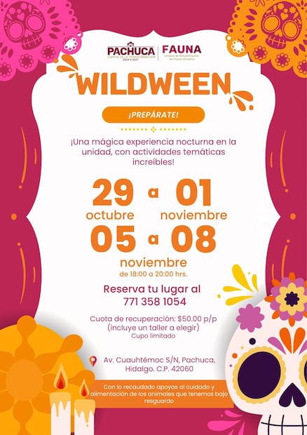 Facebook: Unidad de Rehabilitación de Fauna Silvestre Pachuca