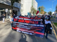 Trabajadores del IMSS en Hidalgo rechazan aumento salarial de 2.9% y exigen incremento de 10%