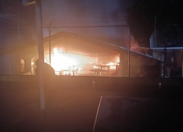 Incendio en el Cereso de Tula moviliza a cuerpos de emergencia
