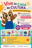 Casa de Cultura abrirá curso de verano para jóvenes con talleres artísticos y creativos