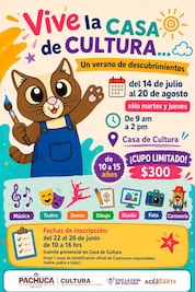 Casa de Cultura abrirá curso de verano para jóvenes con talleres artísticos y creativos
