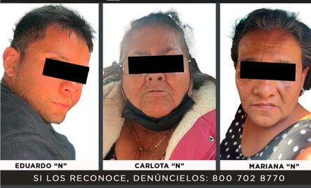 Carlota “N” y sus dos hijos son trasladados a un penal en Chalco; los acusan de homicidio calificado 