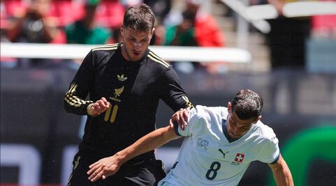 México sufre goleada frente a Suiza en duelo de preparación para la Copa Oro