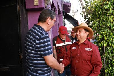 Andrés Velázquez visita la colonia Cuauhtémoc para escuchar las inquietudes de la ciudadanía