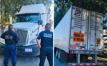 Recuperan tractocamión con reporte de robo en Atitalaquia