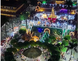 Villa Navideña en Huejutla permanecera abierta hasta el principios de enero