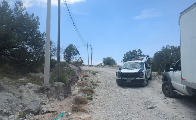 Localizan restos humanos en camino de terracería en Mineral de la Reforma