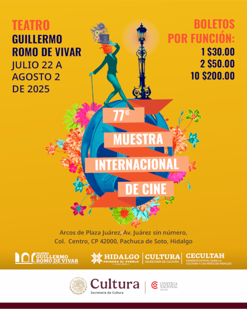 Los boletos tendrán un costo accesible | Cortesía: Cultura Hidalgo