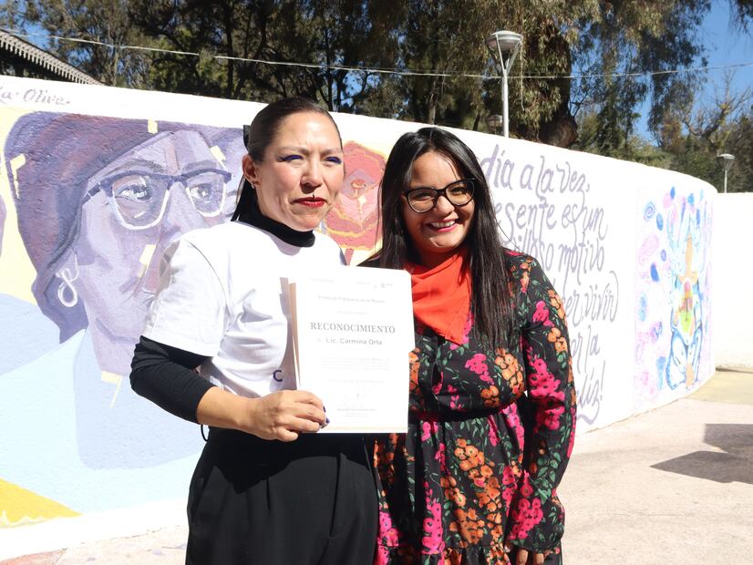 Mural en Pachuca celebra la unión y empoderamiento de mujeres contra la violencia | Foto: IHM