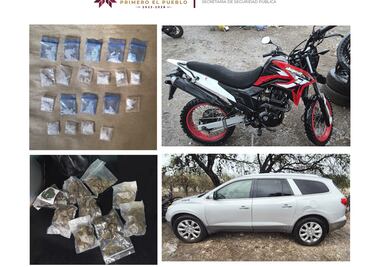 Detienen a 4 personas en Zimapán por presunta venta de drogas y actividades delictivas