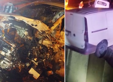 Choque en el Arco Norte deja dos lesionados y moviliza a cuerpos de emergencia