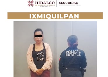 Detienen a mujer con más de 500 paquetes de droga en Ixmiquilpan