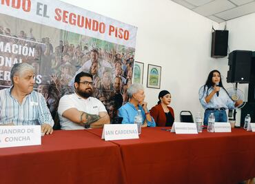 Simpatizantes de Morena respaldan a Luisa María Alcalde como próxima dirigente nacional