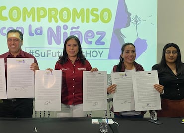 Candidatos de Hidalgo firman compromisos por las infancias y adolescentes