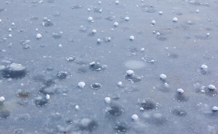 Granizadas atípicas sorprenden a Alfajayucan y Chapantongo sin causar daños